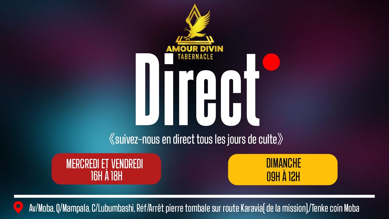 Culte du dimanche 25/01/2026