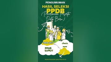 Pengumuman Seleksi PPDB @microEDU
