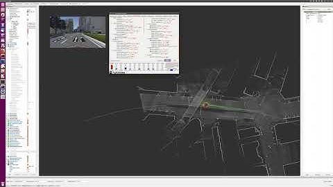 Autoware with simulated akihabara