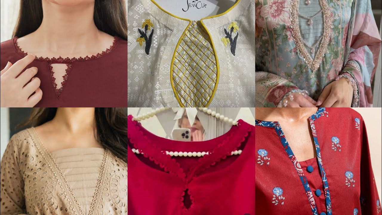 Elegant Floral Neck Design✨❣️
