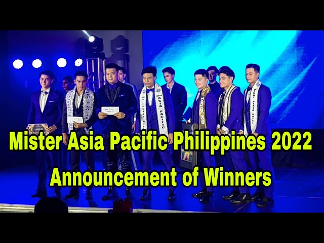 Mister Asia Pacific Philippines 2022 Announcement of Winners class=