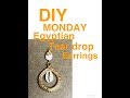 DIY MONDAY THE EGYPTIAN TEAR DROP EARRING
