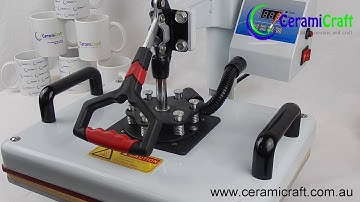 How to use a sublimation flat press for multiple aluminium keyring inserts.