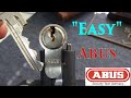 (1080) Abus Euro Cylinder Picked Open