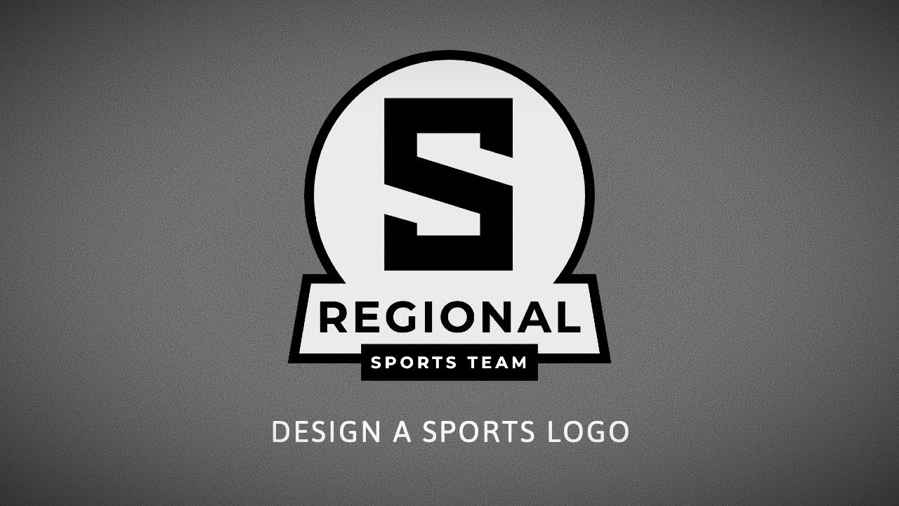Design a Sports Logo Vector Graphic - YouTube