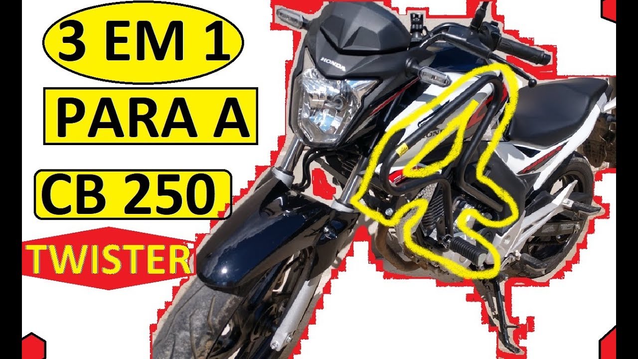 Protetor Twister 250 Stunt Cage Gaiola Slider Stunt Stunt Race Motor e  carenagem CB 250F Cb250F 2015 a 2022