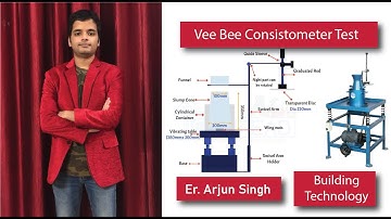 Vee   bee consistometer test on Wet Concrete by Arjun Singh Structural Engineer