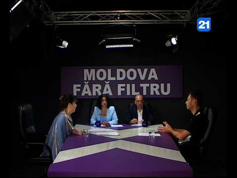 Alexandr Russu and Aliona Machidon on the show MOLDOVA UNFILTERED