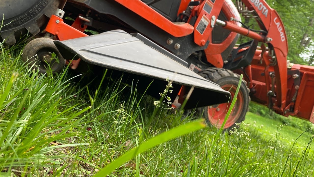 Mowing The Lawn With A Kubota Bx23s Youtube