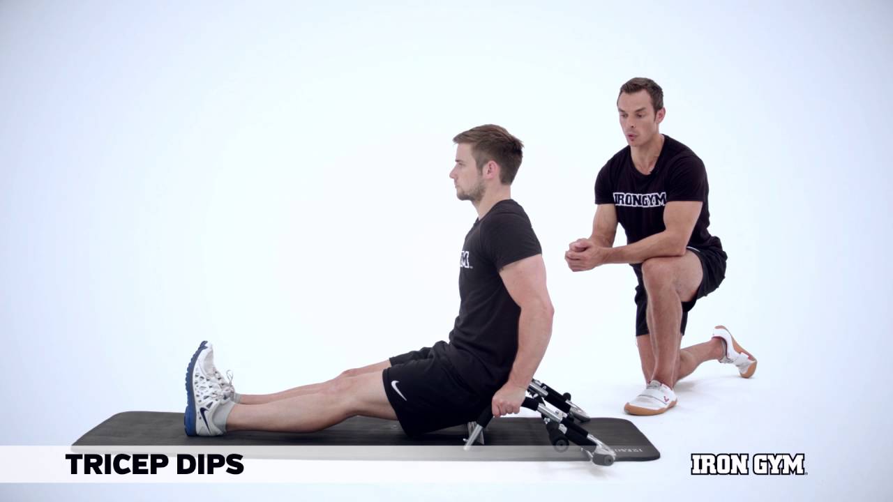 Tricep Dips - IRON GYM® Training Academy 