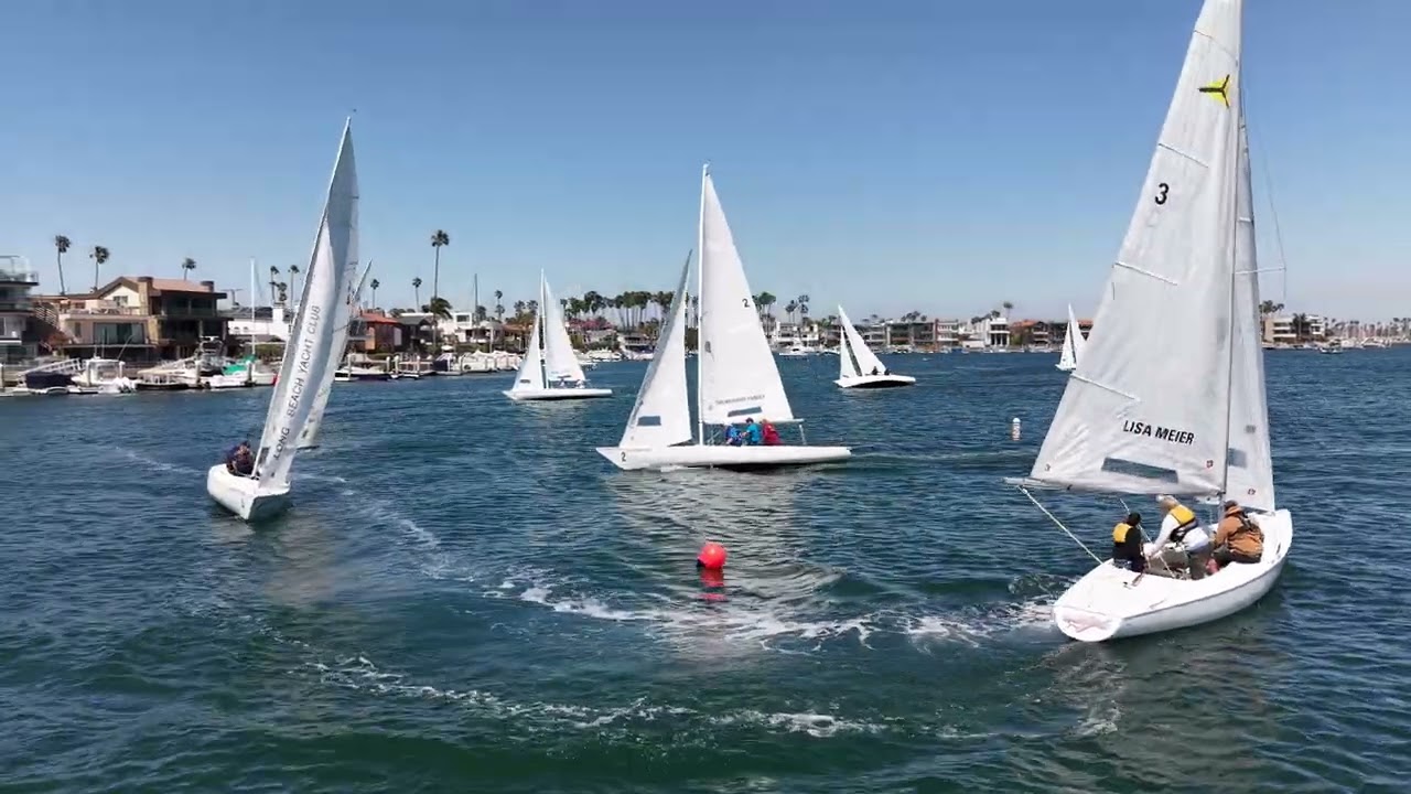 2025 Saturday Soling Regatta 4   April 19   Race 2   second weather mark
