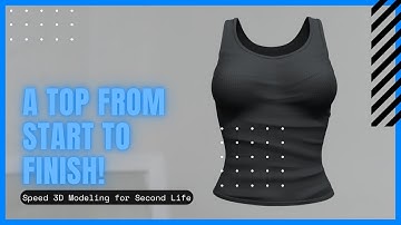 Watch My 3D Modeling Process From Blender to Second Life!
