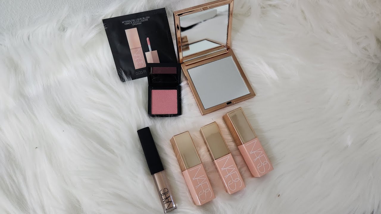 UNBOXING | NARS INVITE ONLY MINI AFTERGLOW LIQUID BLUSH SET + FREEBIES ...