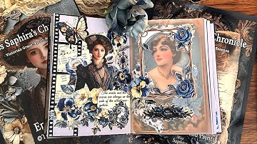 Transform Your Amazon Book into a Beautiful Themed Journal! | Step-by-step ASMR video | Part 5