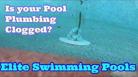 Pool Plumbing Clogged!! We Unclogged It.