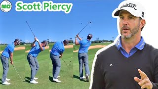 スコット・ピアシー Scott Piercy  米国の男子ゴルフ スローモーションスイング!!!