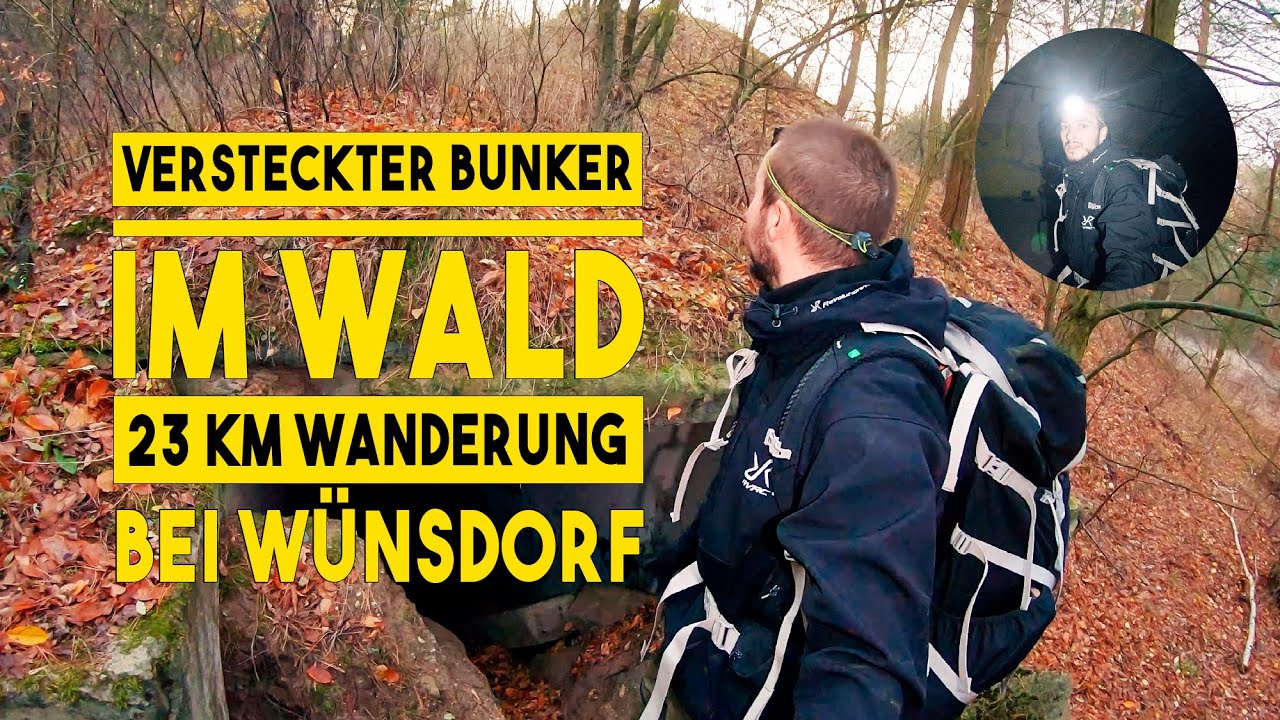 VERSTECKTER BUNKER IM WALD -23KM TAGESWANDERUNG BEI WÜNSDORF- LOST PLACES BRANDENBURG URBEX 4K 2160P