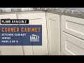 Corner Cabinet Build - How to Build Kitchen Cabinets Part 2 - Step-by-Step Tutorial