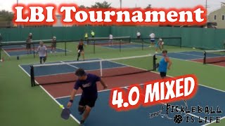 Vanessa Hendry & Michael Axelrod v  Barb Matase & John Zeiger - LBI 4.0 Mixed Doubles