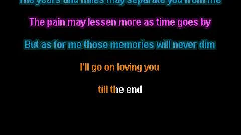 Gene Watson & Rhonda Vincent (duet)  -  Till the End - clay wood karaoke
