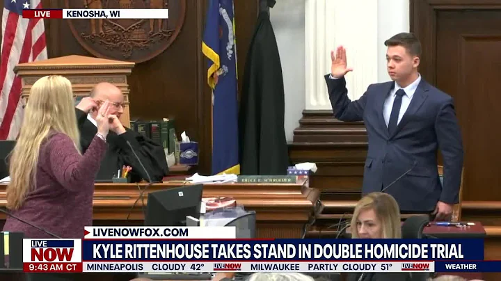 Kyle Rittenhouse breaks down in tears while testifying in double homicide trial (RAW VIDEO)