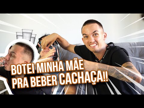 BOTEI MAINHA CRENTE PRA TOMAR CACHAÇA SEM ELA SABER! | Nathan Reuel