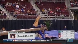 Abigail Milliet Auburn 2016 Beam Sec Championships 9.9
