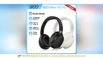 QCY H2 Pro Wireless Headphones Bluetooth 5.3 Earphone HIFI 3D Stereo Headset BASS Mode Gaming Earbud