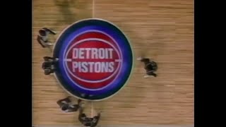 1992 Detroit Pistons WKBD-TV 50 Pistons Broadcast Introduction