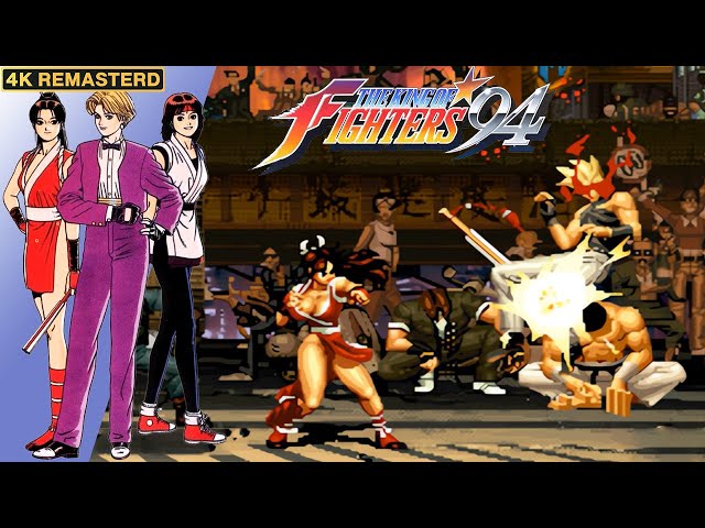 The King of Fighters '94 Team Women Fighters Longplay (Arcade) [4K/Remastered/60FPS] class=