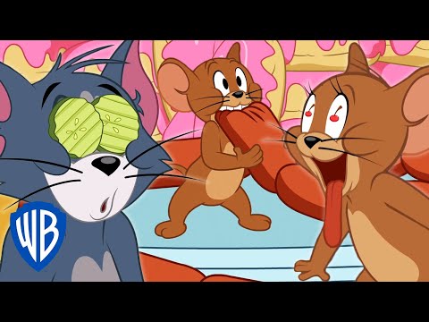 Tom & Jerry | Yummiest Food Moments 🧀 | Cartoon Compilation | @wbkids