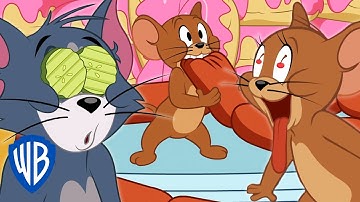 Tom & Jerry | Yummiest Food Moments 🧀 | Cartoon Compilation | @wbkids