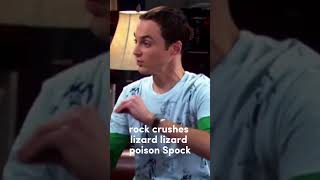 ROCK PAPER SCISSORS - THE BIG BANG THEORY S2 EP8 #shorts #shortsvideo