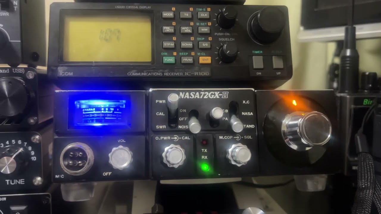 2025年10月13日固定からNASA 72 GX 2が届いたので、ちょっと受信テスト￼でーす。