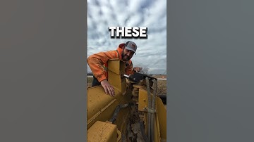 A CAT D4 with a very unique feature.  #heavyequipment #caterpiller #dozer #cat ￼