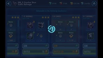 Hey CG, PLEASE FIX SWGOH.  CRASHES ON EVERY SIM FOR GEAR...