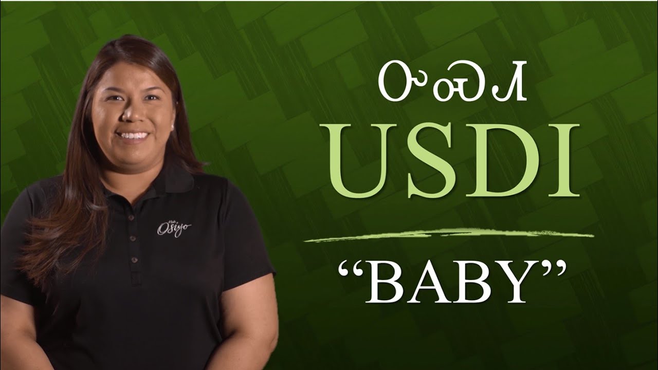 CHEROKEE WORD OF THE WEEK BABY YouTube