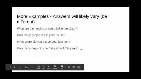 12.1 - Recognize Statistical Questions