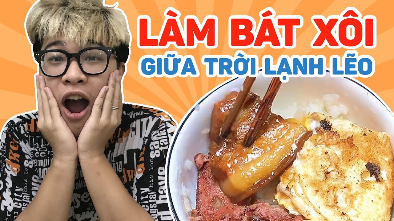 sushi bar hà nội New 2022 Làm Bát Xôi Giữa Trời Lạnh Lẽo| Ăn Sập Hà Nội |
