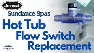 Jacuzzi Sundance Hot Tub Flow Switch Replacement | Watchdog Error