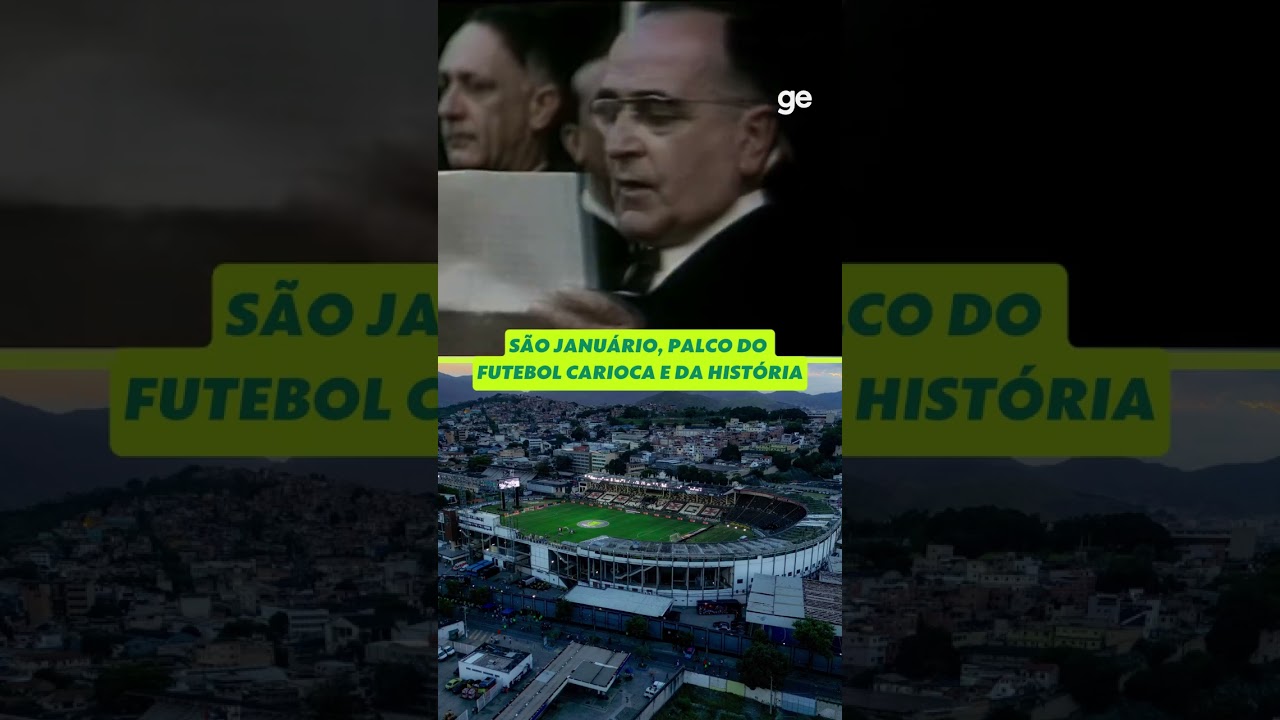 SÃO JANUÁRIO, PALCO DO FUTEBOL CARIOCA E DA HISTÓRIA | #shorts | ge.globo