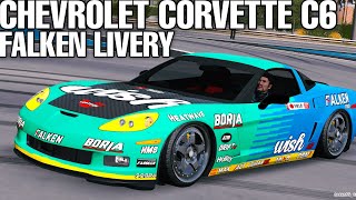 Chevrolet Corvette C6 Falken Livery Tutorial (DETAILED) | Car Parking Multiplayer