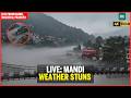 LIVE: AERIAL DRONE VIEWS CAPTURE Eerie Silence In Mandi, Thick Fog Blankets City | Himachal Pradesh