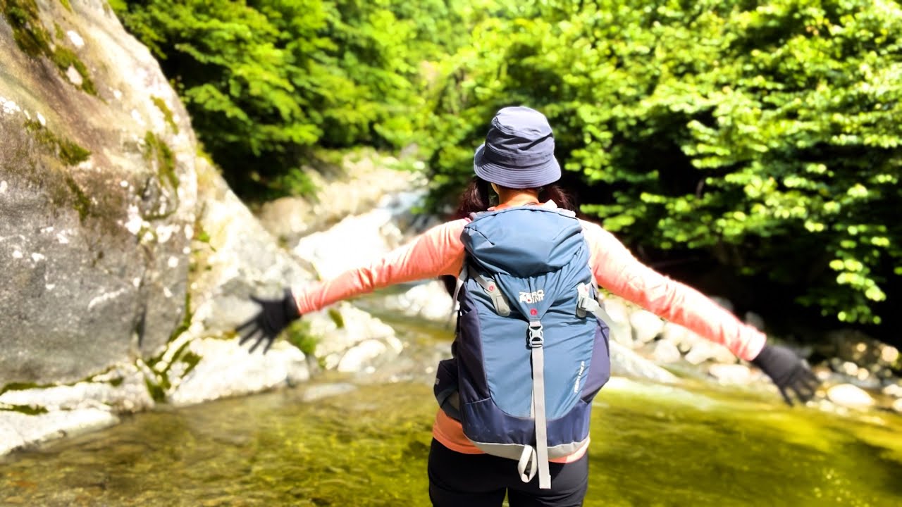 尾白川渓谷｜南アルプスの天然水のふるさと♪涼をもとめて[ASMR]