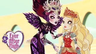 Ever After High™  The Evil Queen Picks Apple!? | Dragon Games  Cartoons for Kids