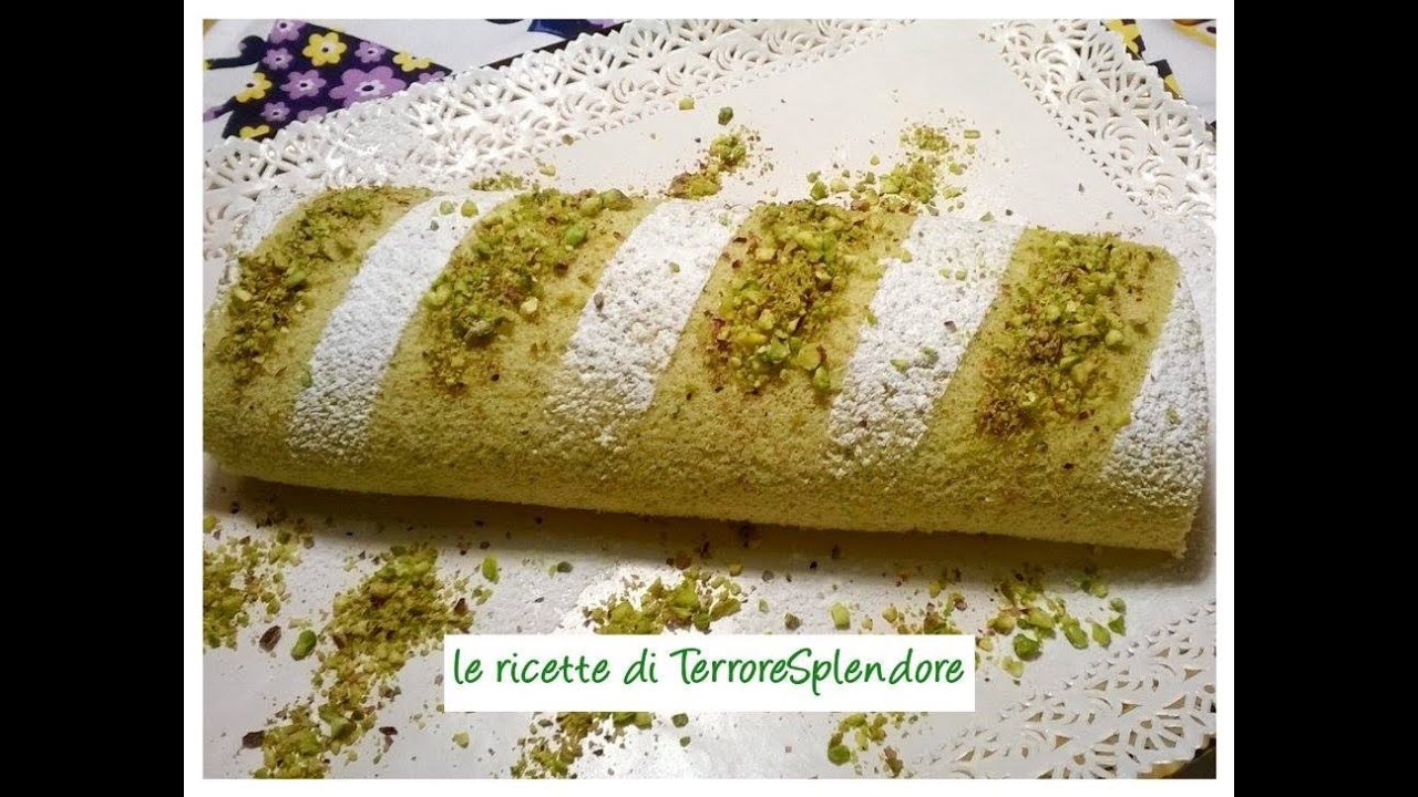 Rotolo al pistacchio con ricotta