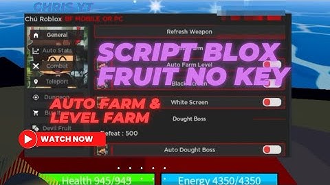 BLOX FRUITS Script / Hack Mobile PASTEBIN 2023 | Auto Farm, Auto Farm Chest, Race V4 *NO KEY*