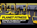 Planet Fitness 30 Minute Circuit (PF EXPRESS WORKOUT WALKTHROUGH!) image