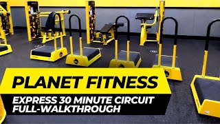 Planet Fitness 30 Minute Circuit (PF EXPRESS WORKOUT WALKTHROUGH!) image