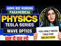 AIIMS BSc Nursing & Paramedical 2026 | Wave Optics Tesla MCQ Series ⚡ | Deepti Mam